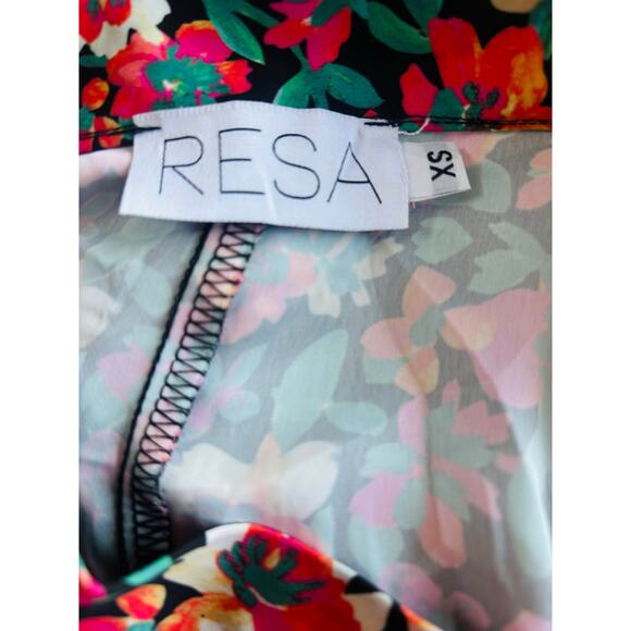 Resa Floral Lucy Set Tube Crop Top & Slit Midi Skirt Set Casablanca Size XS - Picture 10 of 10